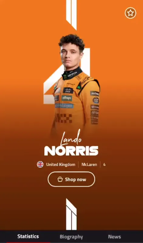 Estadísticas de Lando | CAPTURA DE PANTALLA