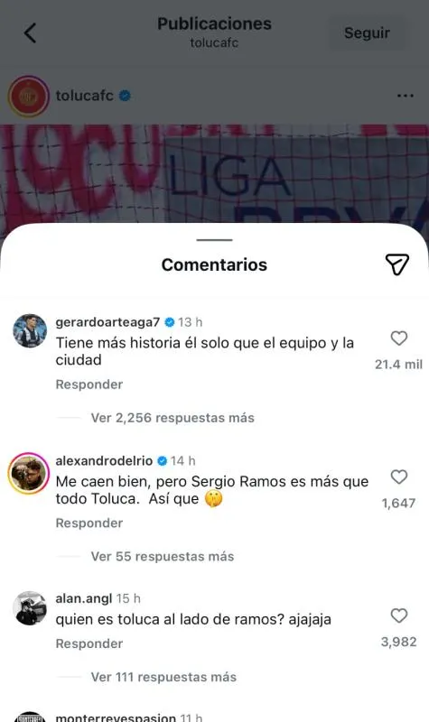 Respuesta | Captura de pantalla