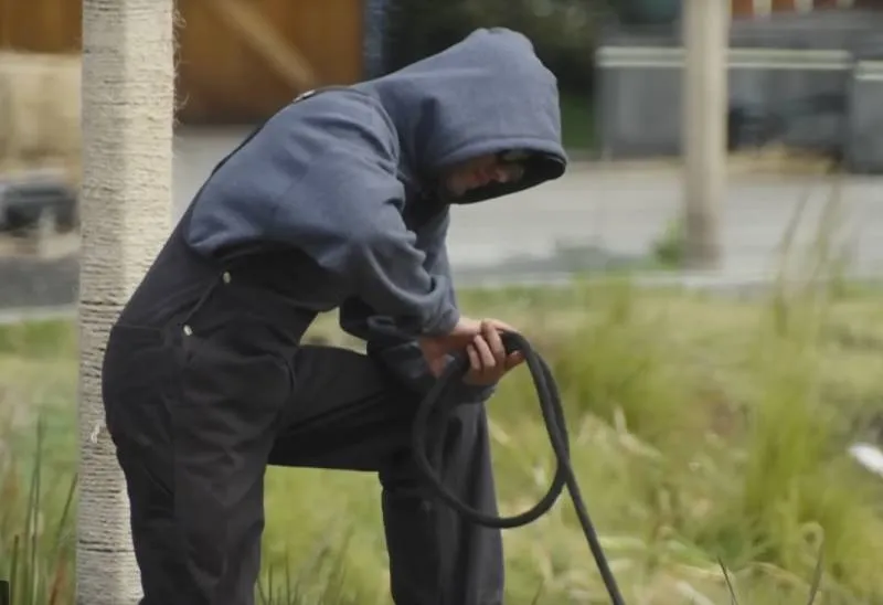 El momento del accidente fue captado por las cámaras del reality. / La Granja VIP