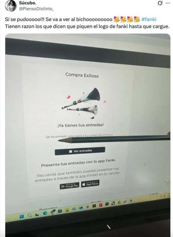 Algunos afortunados | Captura de pantalla