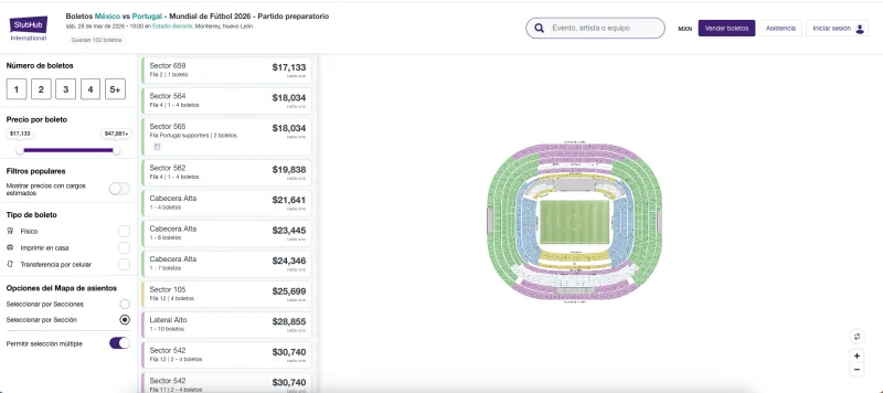 Se disparó la reventa para el juego contra Portugal | CAPTURA