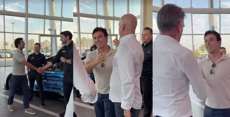 Checo Pérez ya visitó las instalaciones de su nuevo equipo