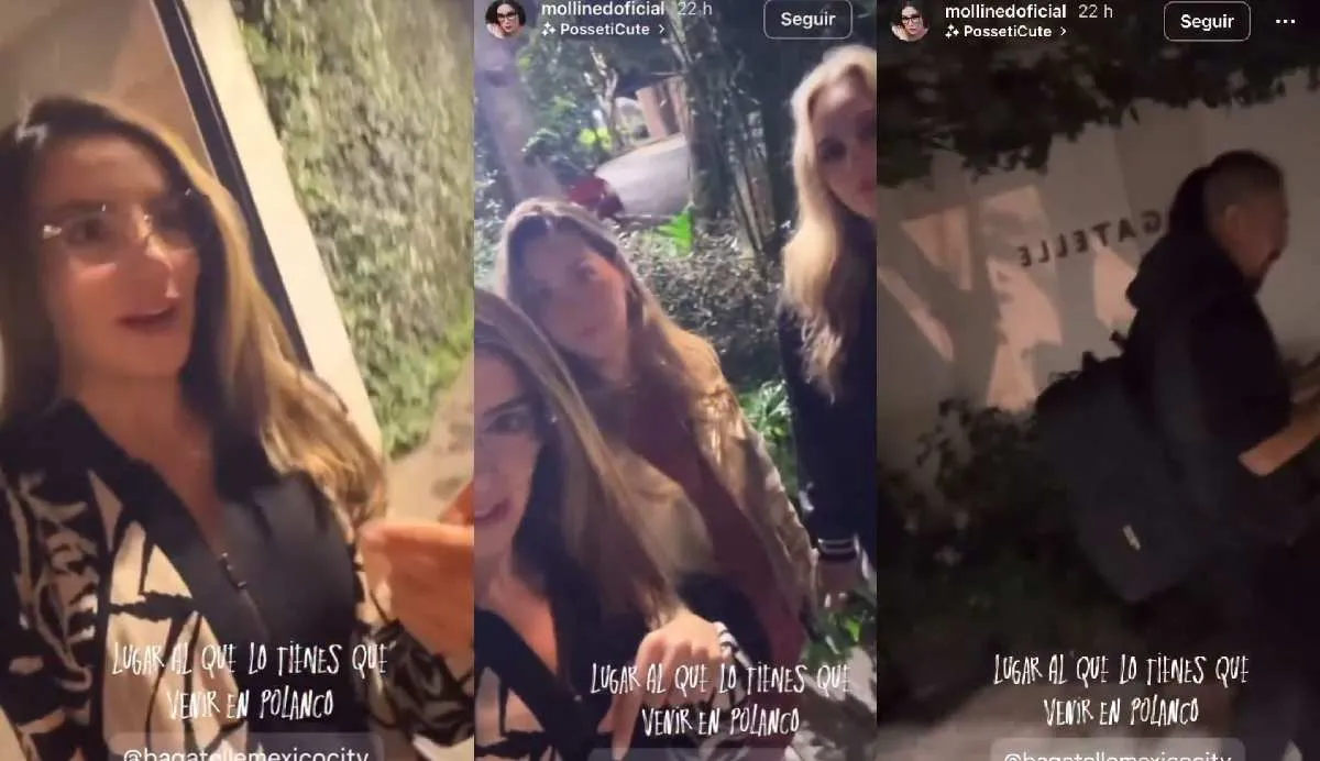 La mujer y sus amigas se quejaron de restaurante en Polanco/IG: @mollinedoficial