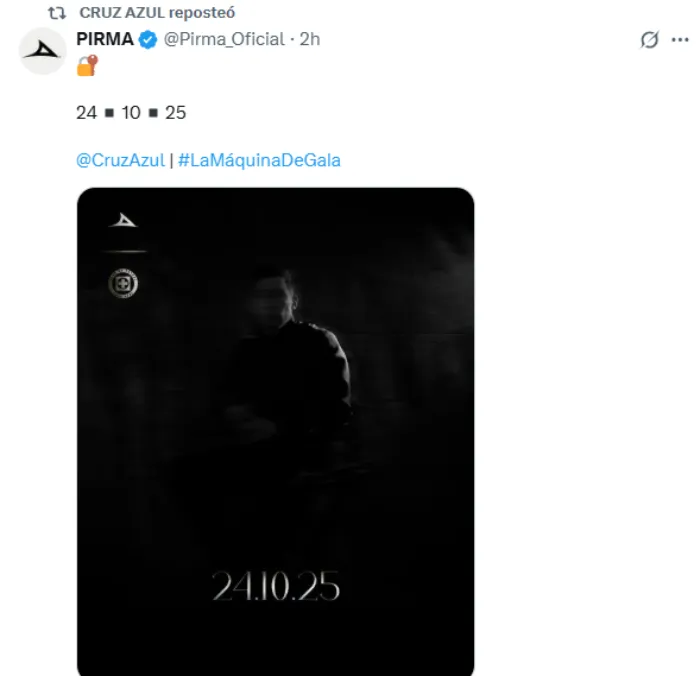 Cruz Azul y Pirma adelanta que presentará su nuevo uniforme