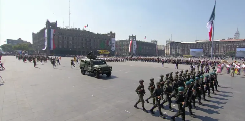 Las Fuerzas Armadas también estuvieron presentes dentro del festejo / Especial