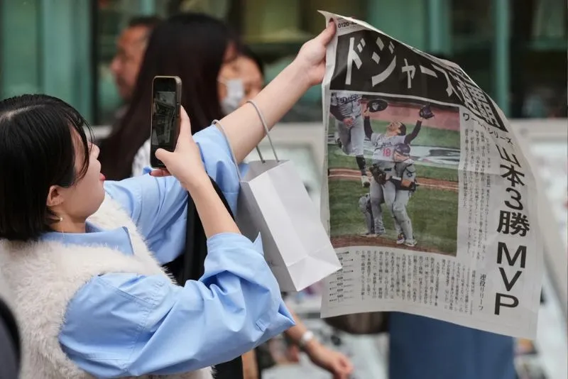 Japón celebró con todo el título de los Dodgers de Los Ángeles | AP