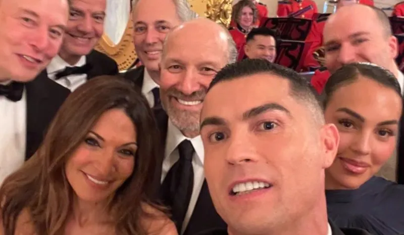 Cristiano con más celebridades