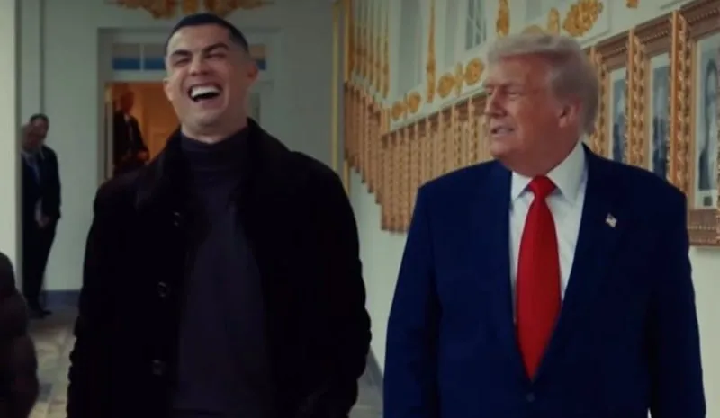 Ronaldo con Trump