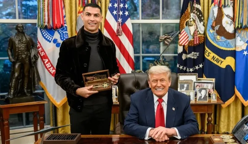 Fotografías de Trump con Ronaldo