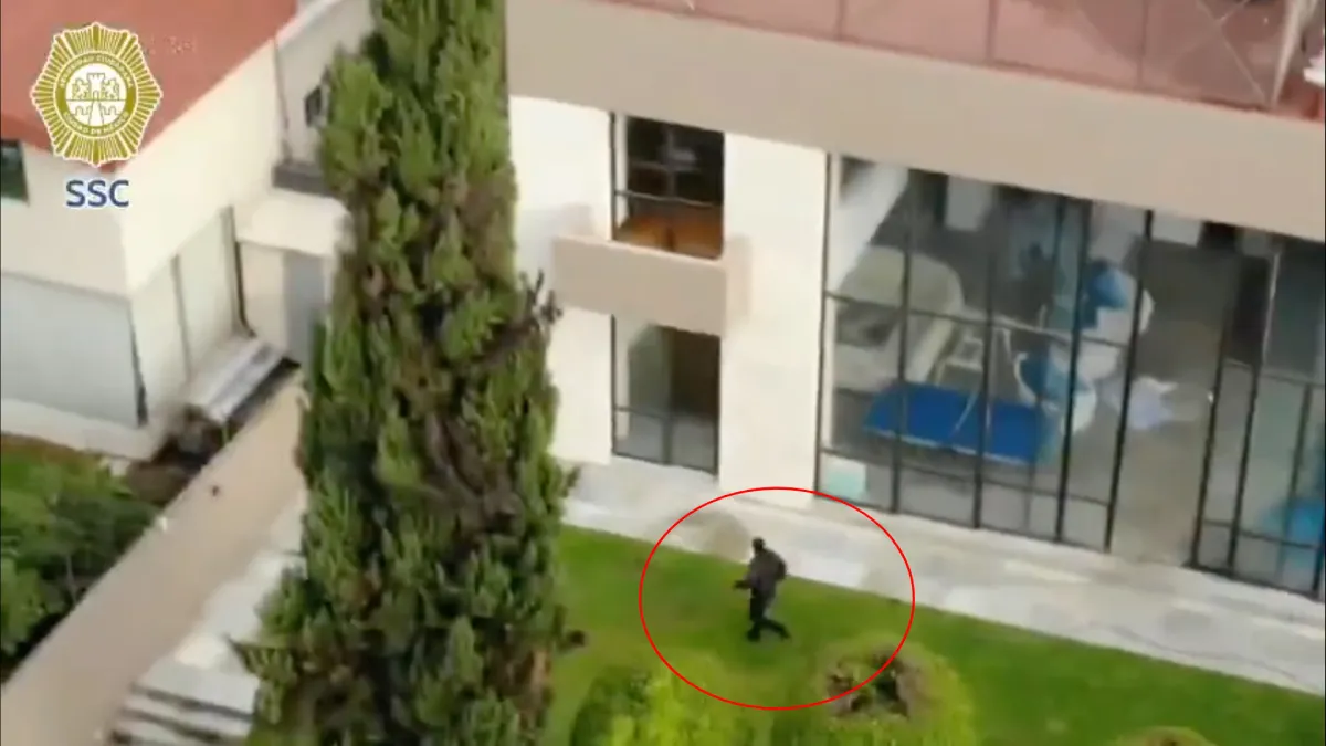 Desde el aire pudieron ubicar a los ladrones hasta su captura / Redes Sociales