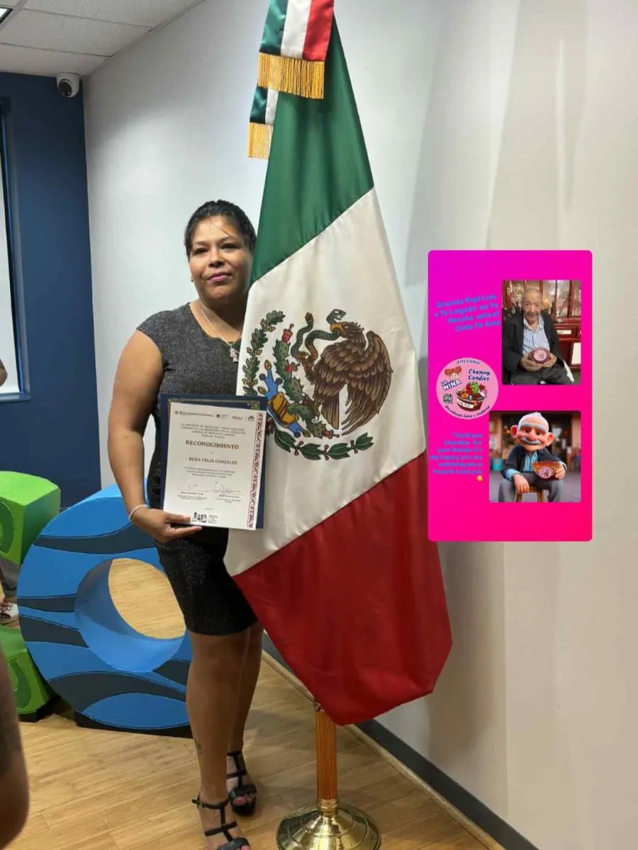 Chely González aprendió el arte del chamoy gracias a su abuelo / FB: @LaNinaChamoyCandies