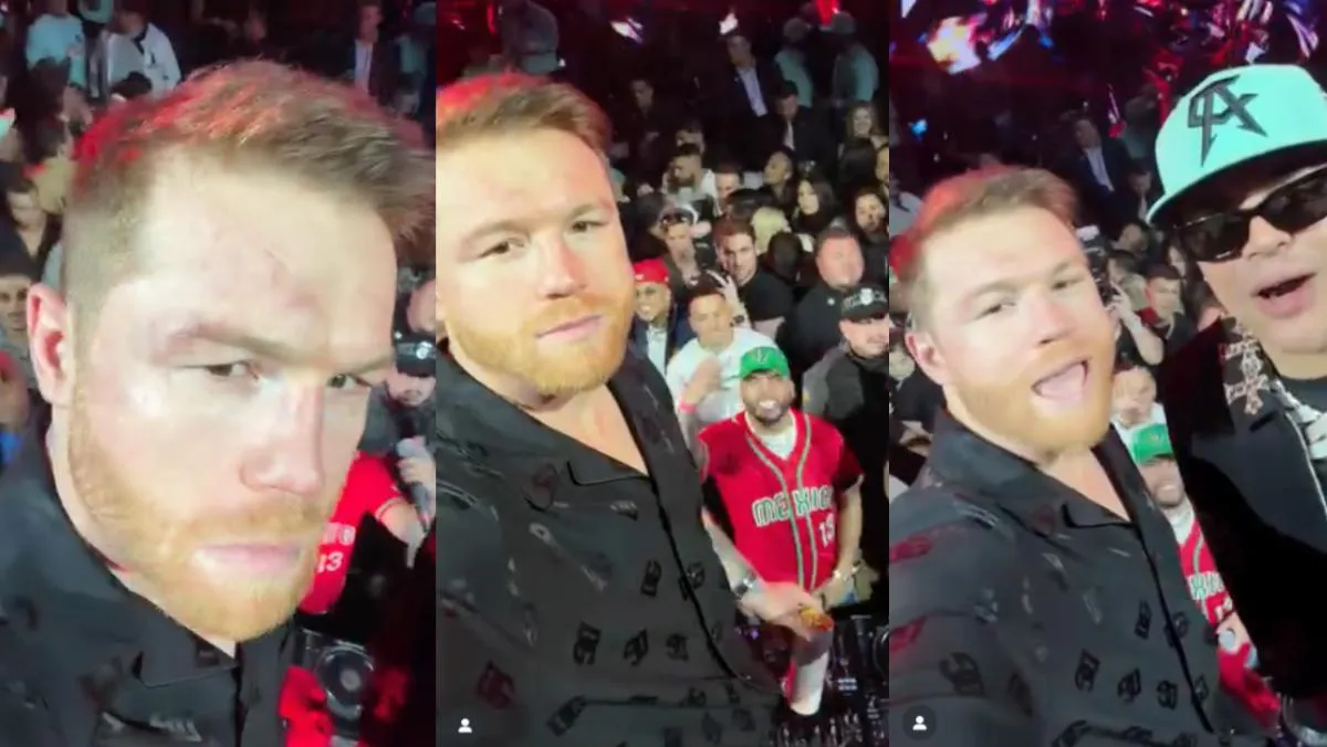 El Dj no puedo olvidar en momento que puso a bailar al 'Canelo' / IG: @djdynamiq