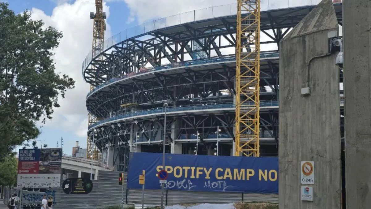 Las obras del FC Barcelona se detuvieron el domingo |@Barca_Total_