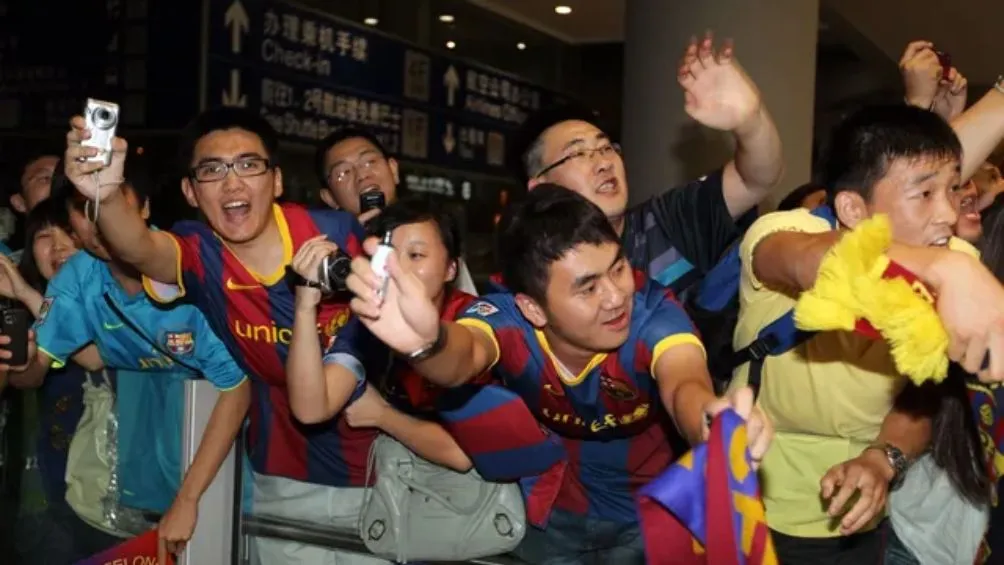 Así recibió la afición de Corea del Sur al Barcelona | @FCBarcelona