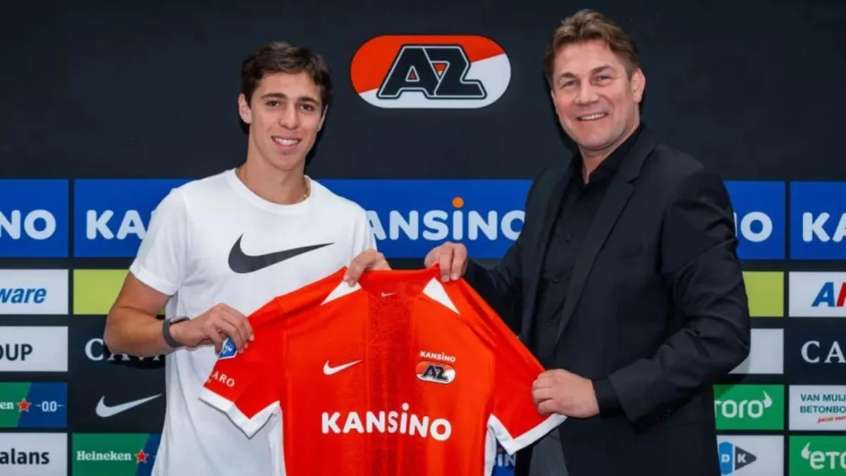 Mateo Chávez con el AZ Alkmaar | AP