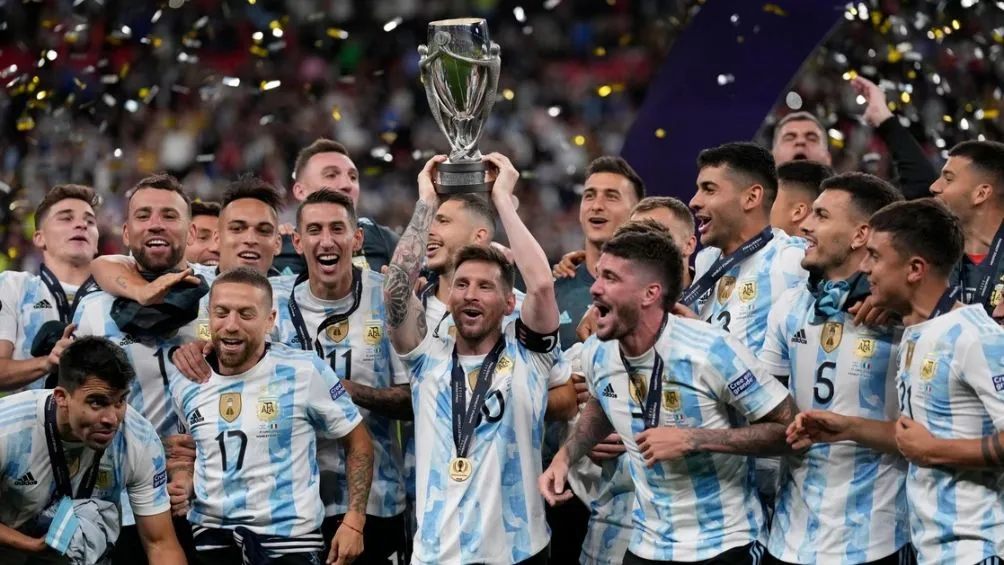Argentina es el vigente campeón de la Finalissima | AP