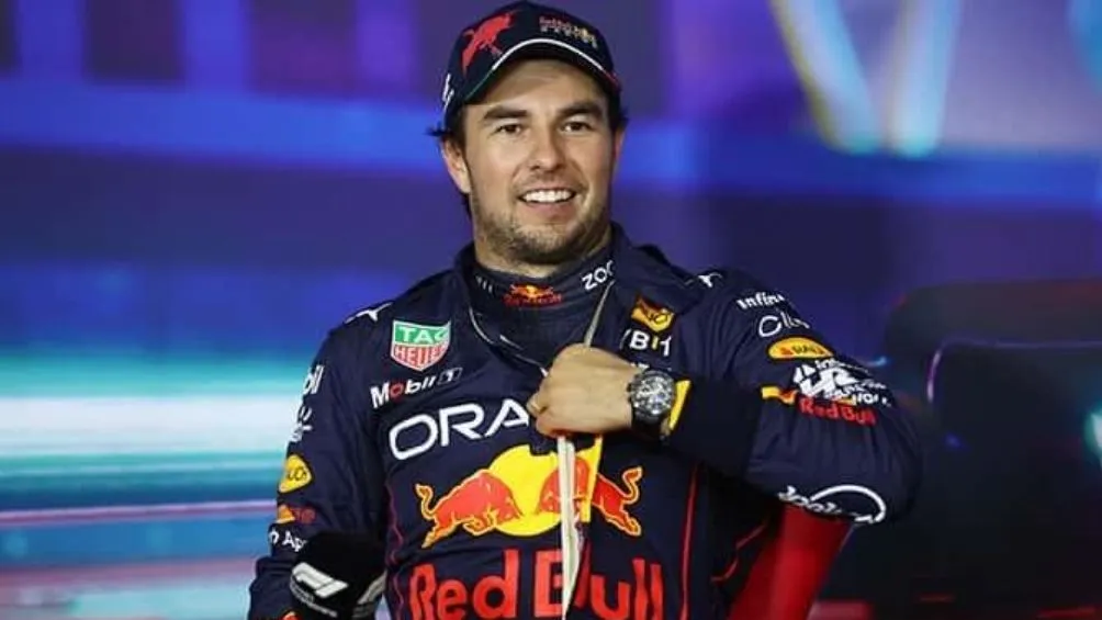 Checo Pérez con Red Bull | AP