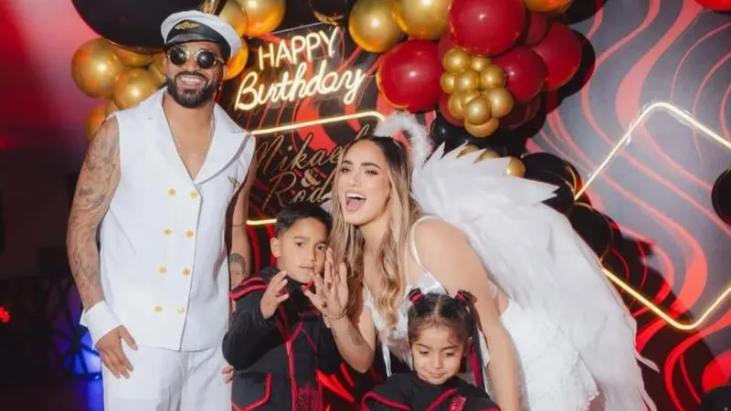 Los jugadores de América en la fiesta de Aguirre | @mikaela_huvatt