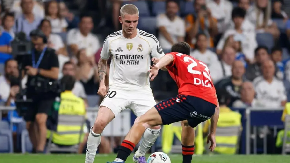 Mastantuono tuvo sus primeros minutos con el Real Madrid | Real Madrid