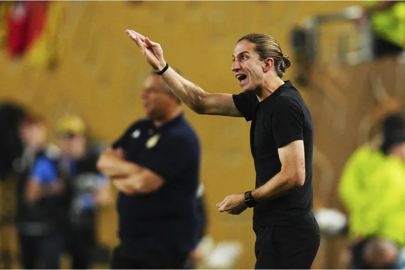 Filipe Luis habló sobre Larcamón previo al Derbi de las Américas | AP