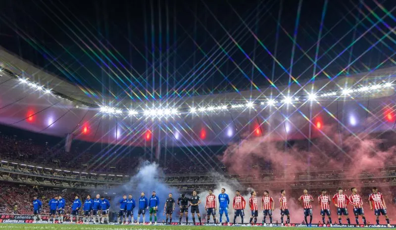 Estadio Akron durante partido de Chivas