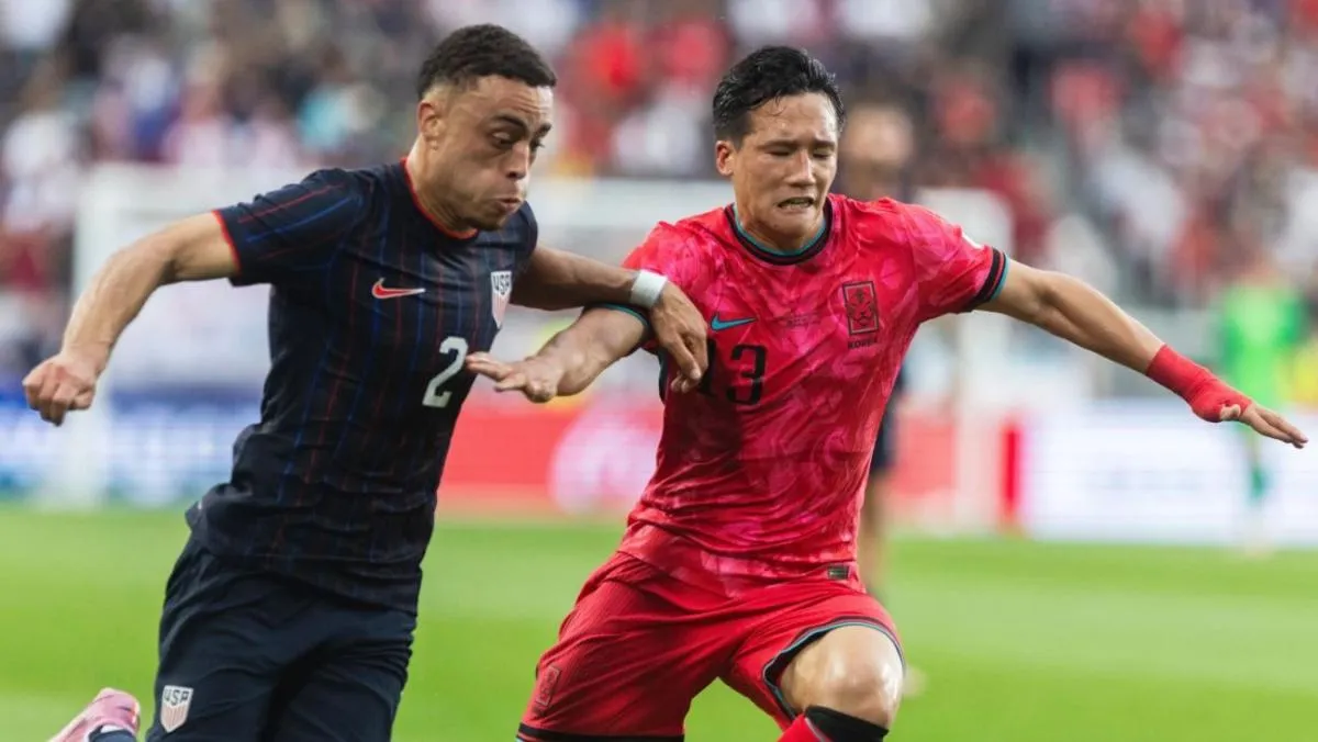 Imágenes del Estados Unidos vs Corea | AP