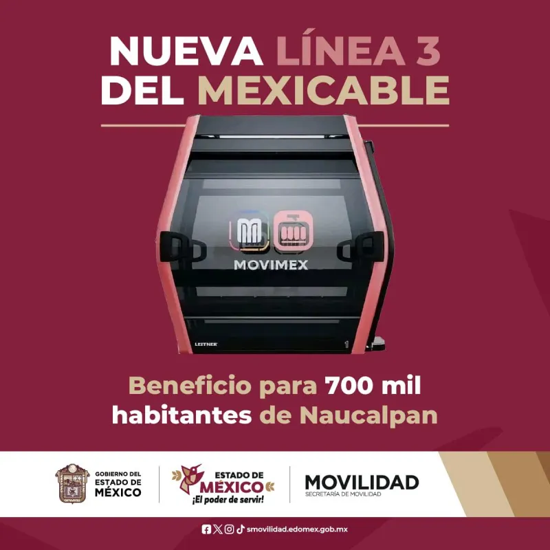 Las nuevas rutas del transporte público son en beneficio de miles de mexiquenses / Especial