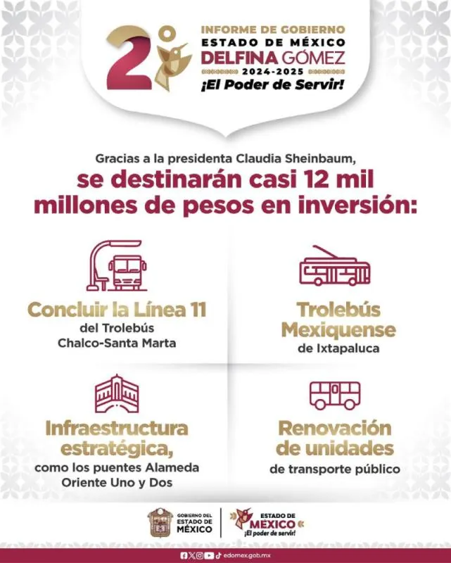 El Edomex destinará una buena partida para el transporte público / Especial