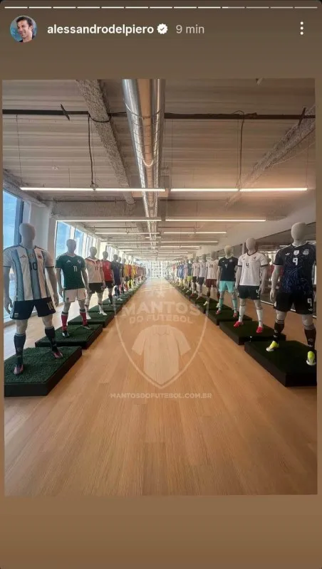 Del Piero filtra camisetas