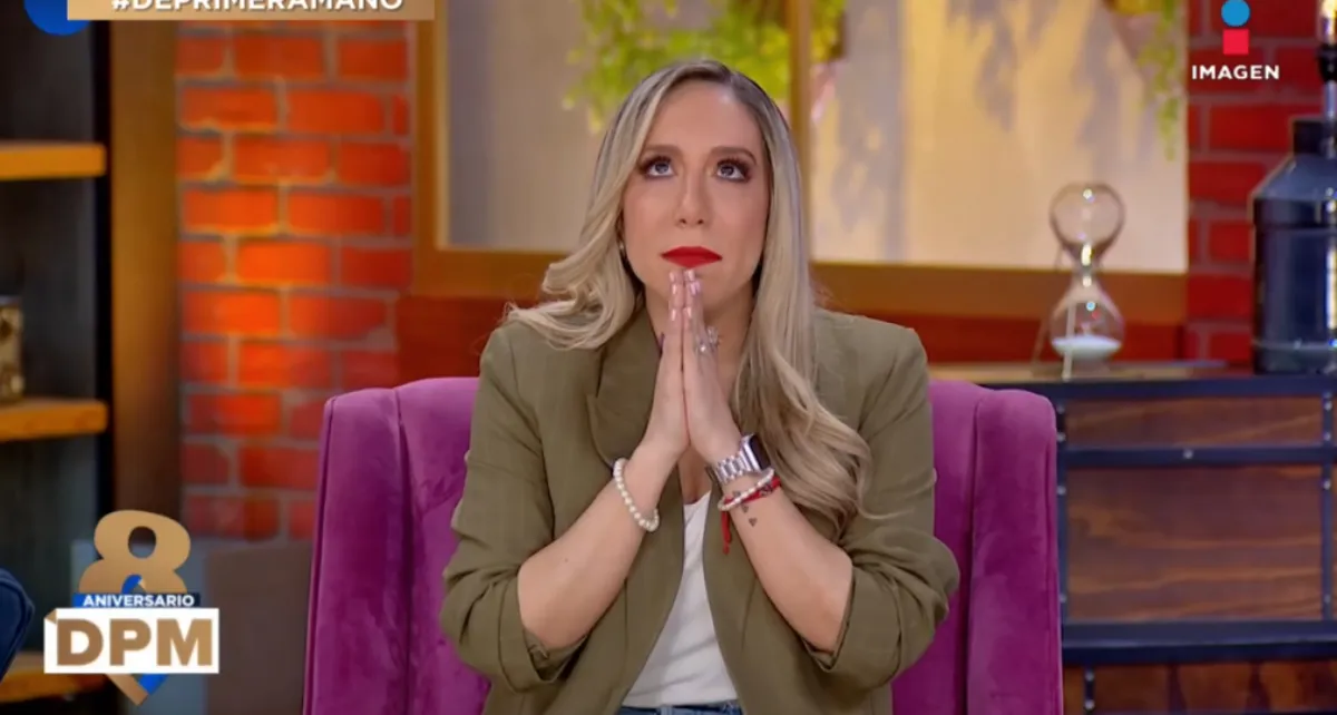 En pleno programa, Érika González decidió abrir su corazón con el público / Redes Sociales
