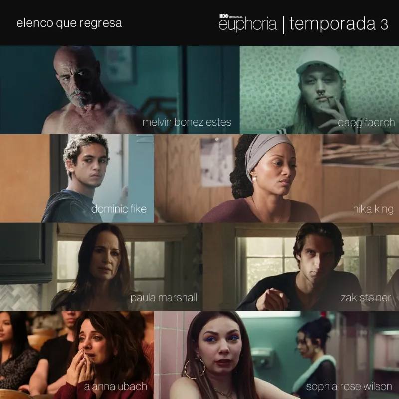 El regreso de varios actores ha sacudido a los fans de la serie / IG: @euphoria