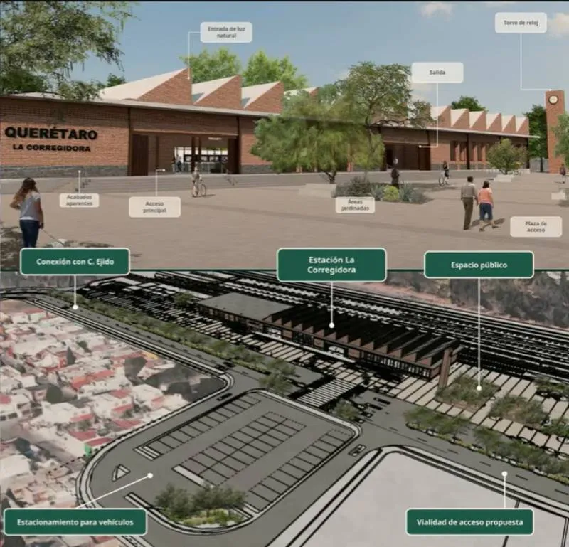 El nuevo tren de pasajeros beneficiará a millones de personas en la región centro del país. / Proyectos México
