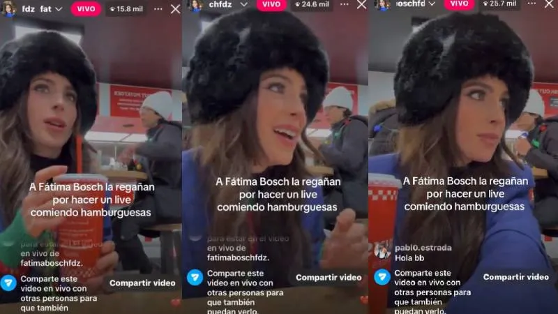 La Miss Universo fue reprendida por compartir con sus seguidores que comería una hamburguesa/IG: @fatimaboschfdz