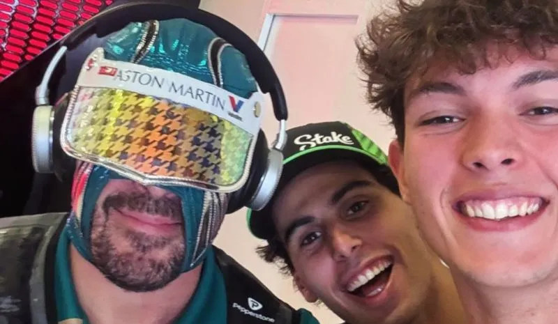 Bearman, Bortoleto y Alonso en GP de México