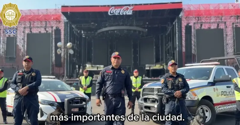 La SSC CDMX tiene casí 2 mil elementos vigilando por día / FB: @PoliciaCDMX