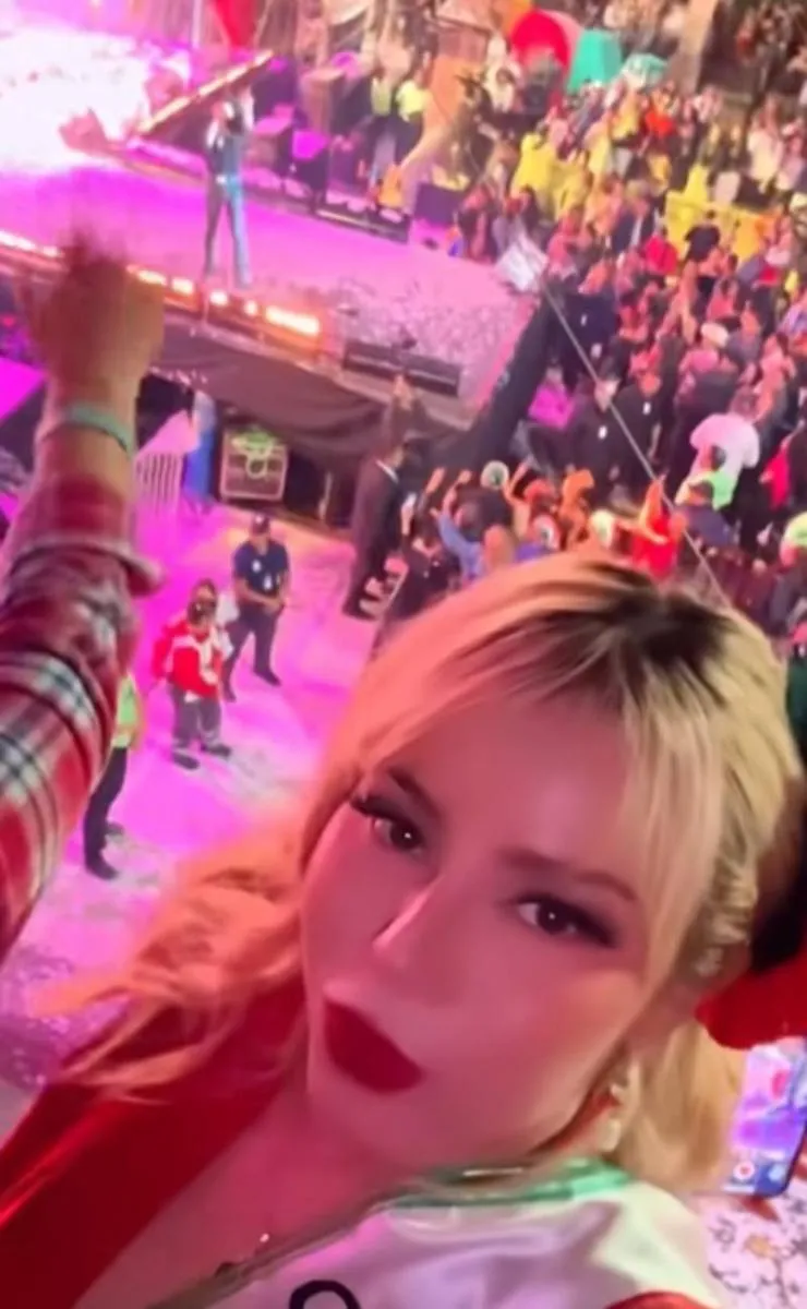 La usuaria recopiló varias actitudes del cantante durante su concierto en Morelia | Captura de pantalla