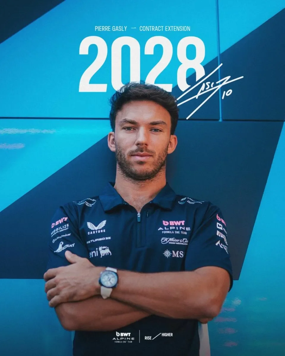 Renovación | @AlpineF1Team ·