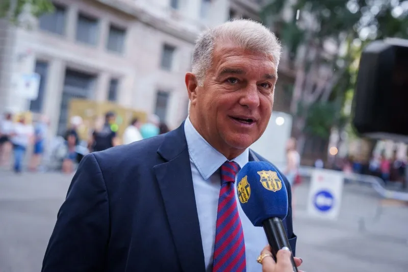 Joan Laporta, presidente del Barcelona