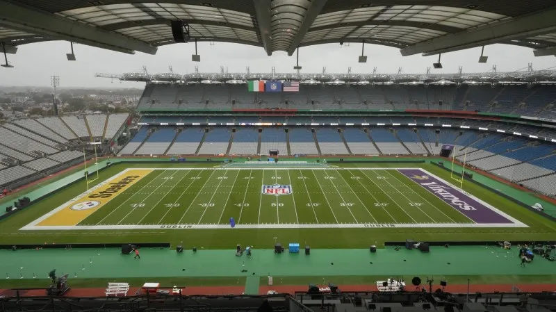 Croke Park previo al partido de la NFL