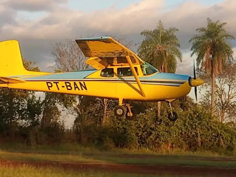 La avioneta en la que viajó | @OnDisasters