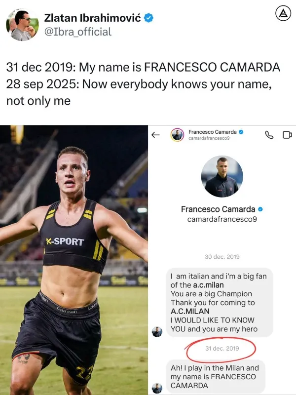 Así fue el mensaje de Zlatan