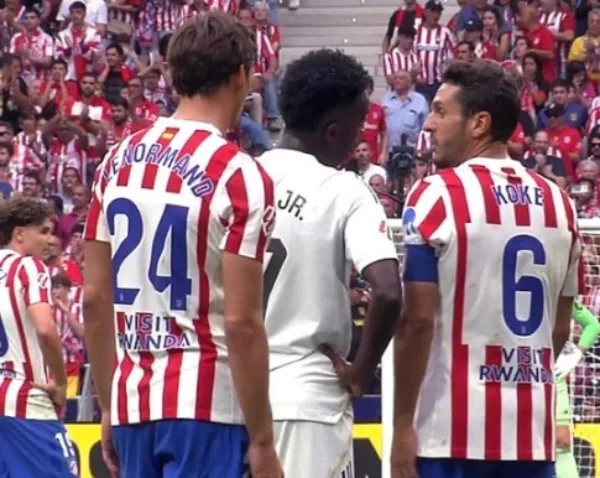 Koke le respondió a Vinicius sus ofensas