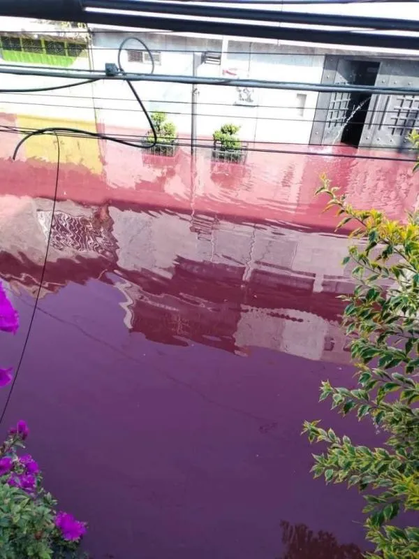 Vecinos de las colonias José Vicente Villada y Ampliación José Vicente Villada reportaron que el agua adquirió colores inusuales/Redes sociales