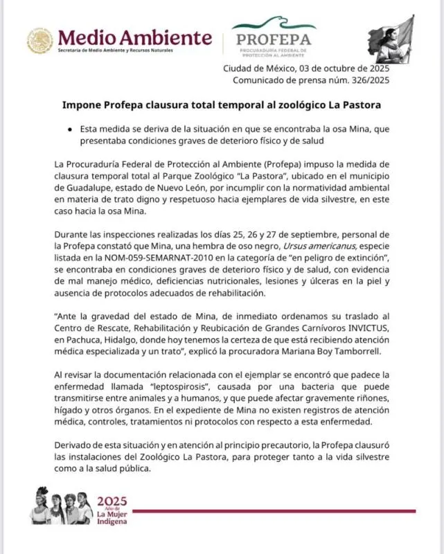 Comunicado de PROFEPA