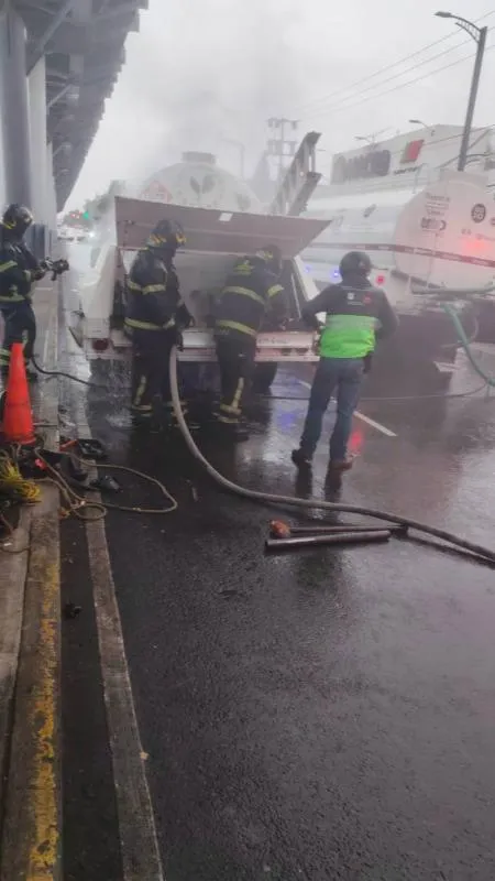 La fuga podría haberse originado por un incidente vial/X:@SGIRPC_CDMX