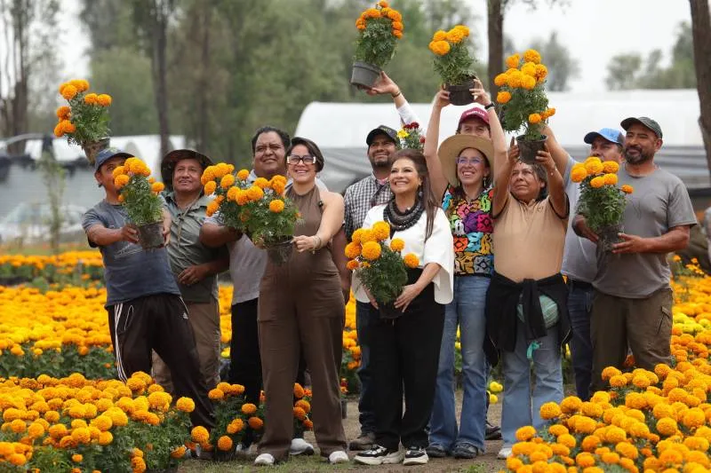 Clara Brugada hizo un llamado al consumo local. / X:@ClaraBrugadaM