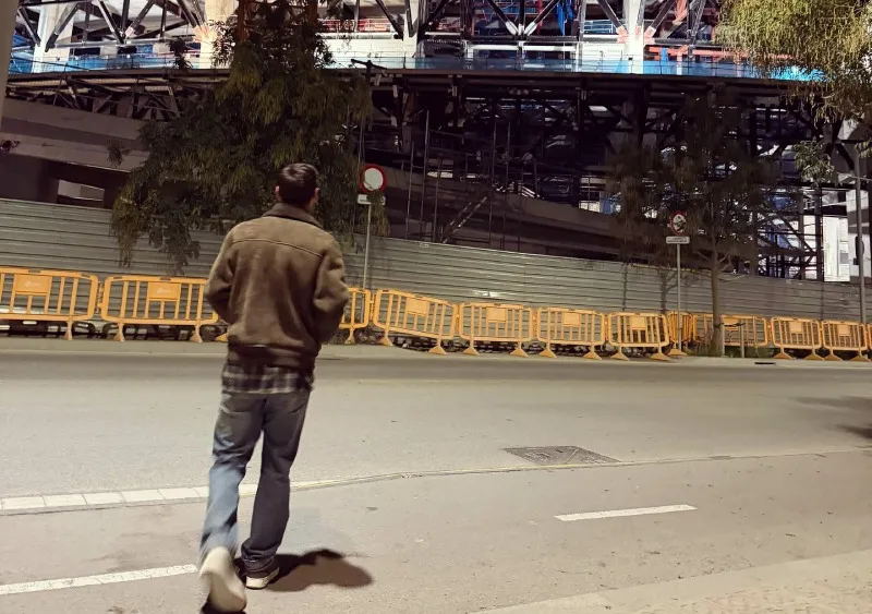 Messi visitó Barcelona