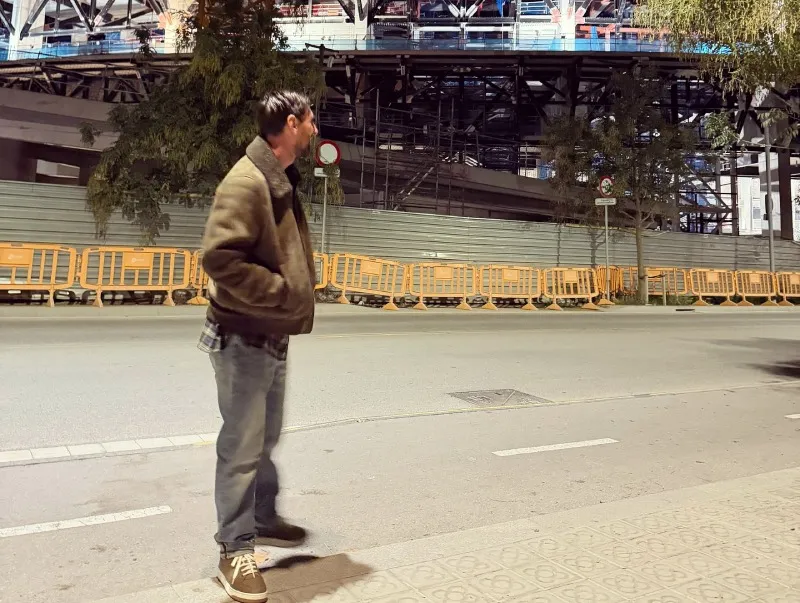 Messi visitó el renovado Camp Nou