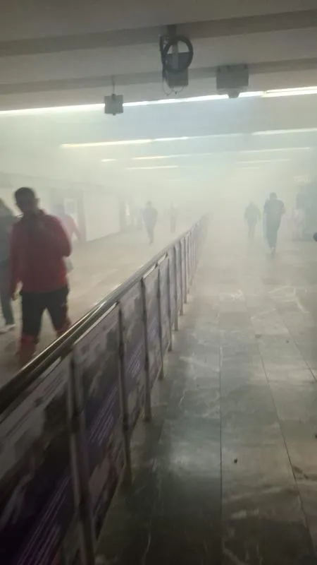 Algunas personas apresuraron el paso al desconocer qué pasaba / Redes Sociales