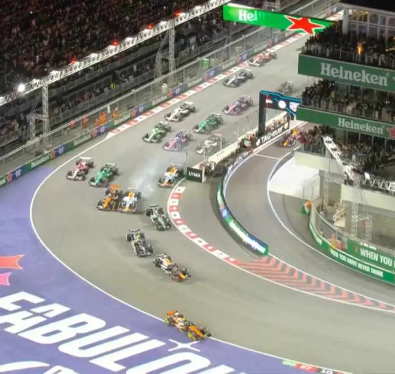 La caótica largada de Las Vegas | CAPTURA